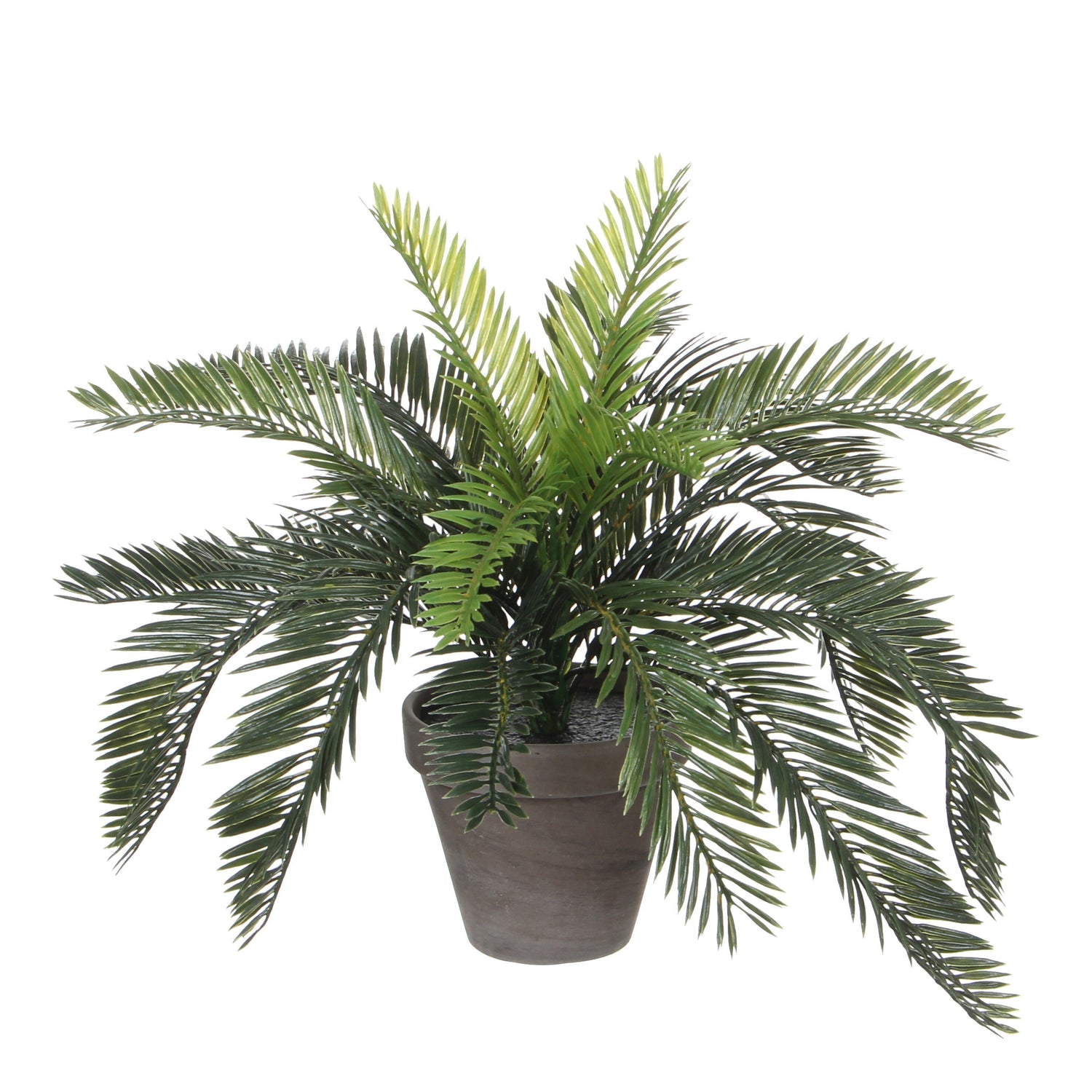 Mica Decorations Cycas Palm Kunstplant - H37 x Ø44 cm - Groen