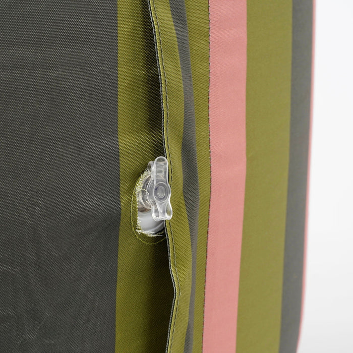 Mica Decorations Novia Opblaasbare Poef - H37 x Ø80 cm - Groen