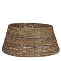 House of Seasons Kerstboommand - H28 x Ø65 cm - Wilgentakken - Bruin