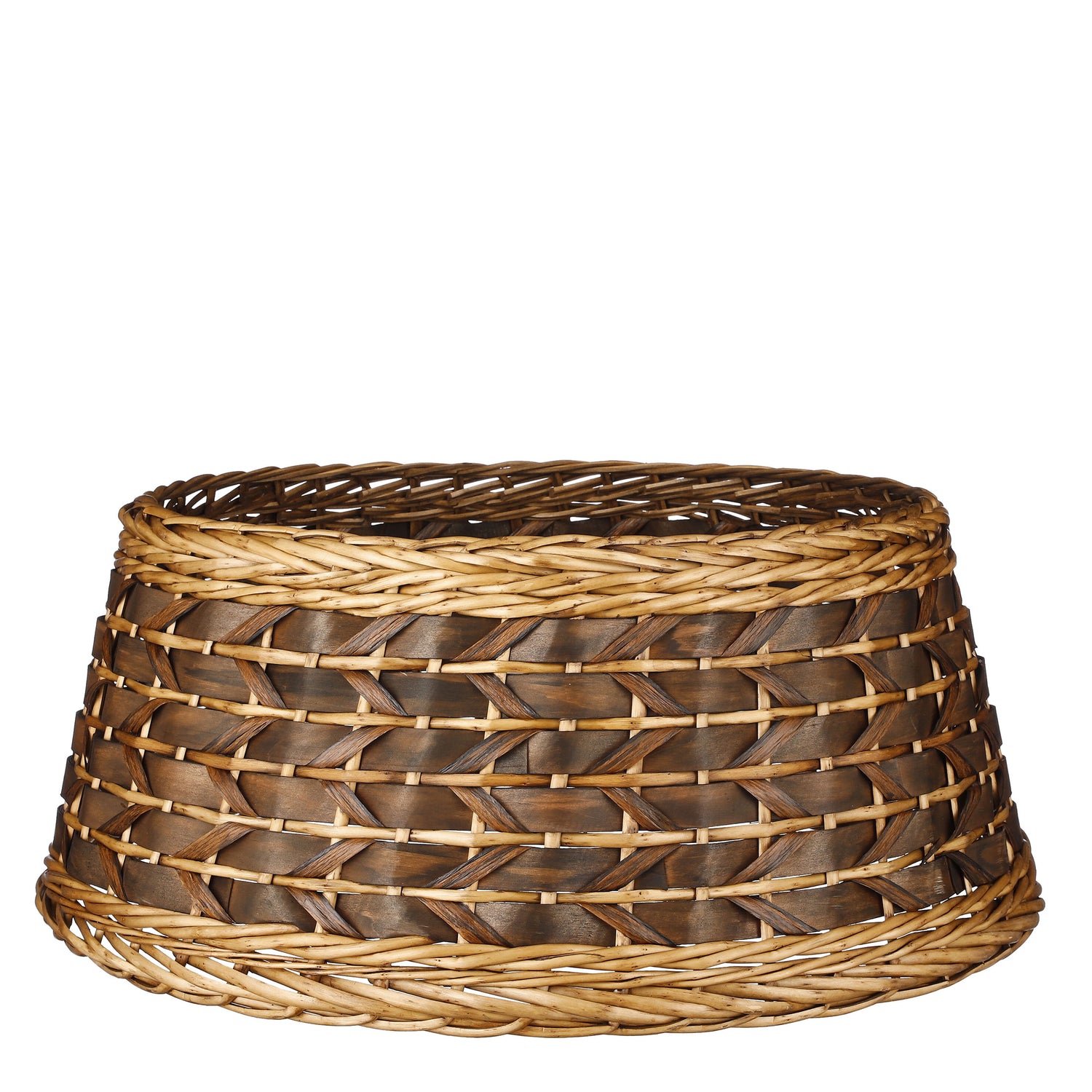 House of Seasons Lorens Kerstboommand - H28 x Ø65 cm - Lichtbruin