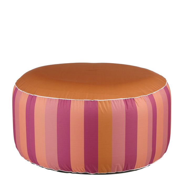 Mica Decorations Novia Opblaasbare Poef - H37 x Ø80 cm - Paars