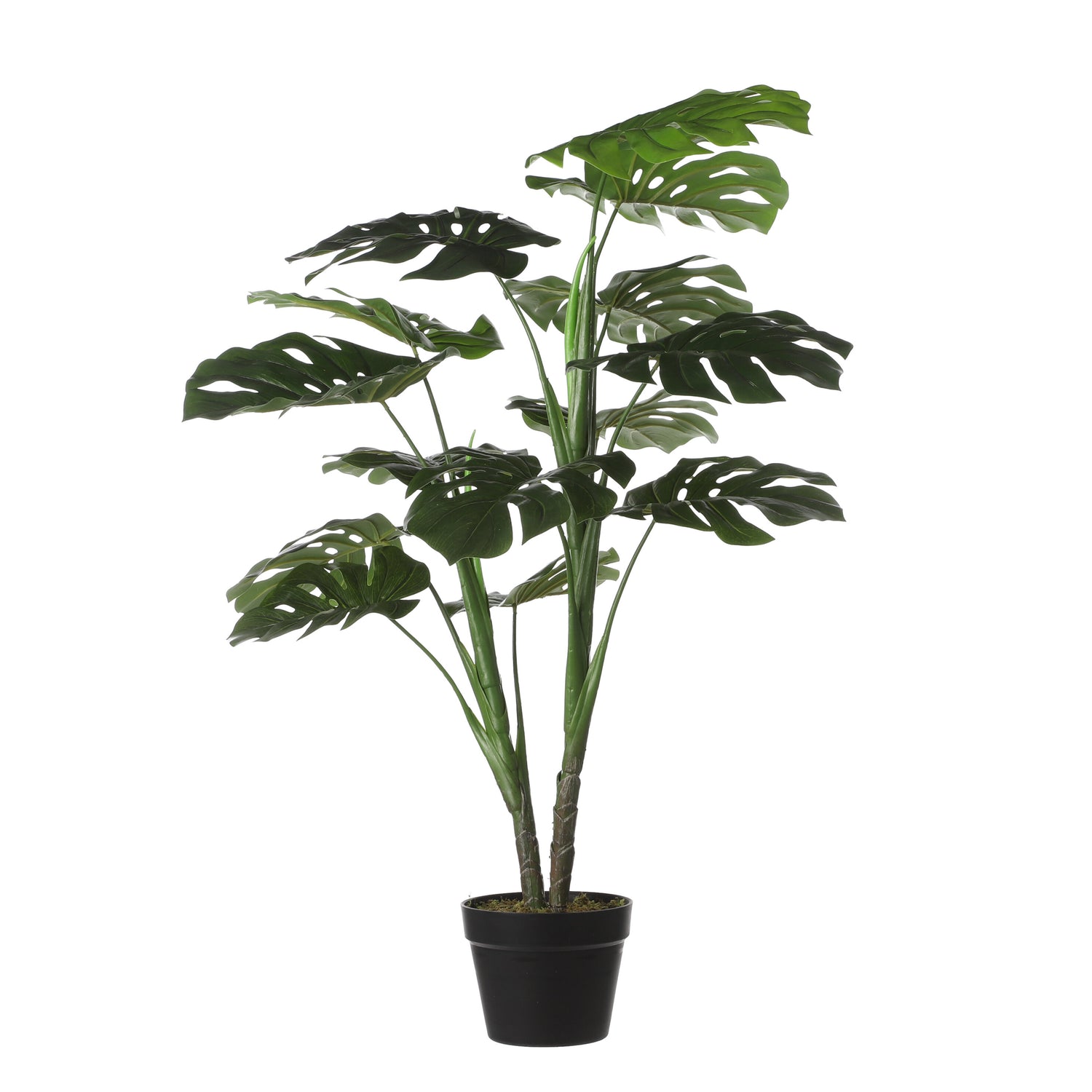 Mica Decorations Monstera Kunstplant - H100 x Ø70 cm - Groen