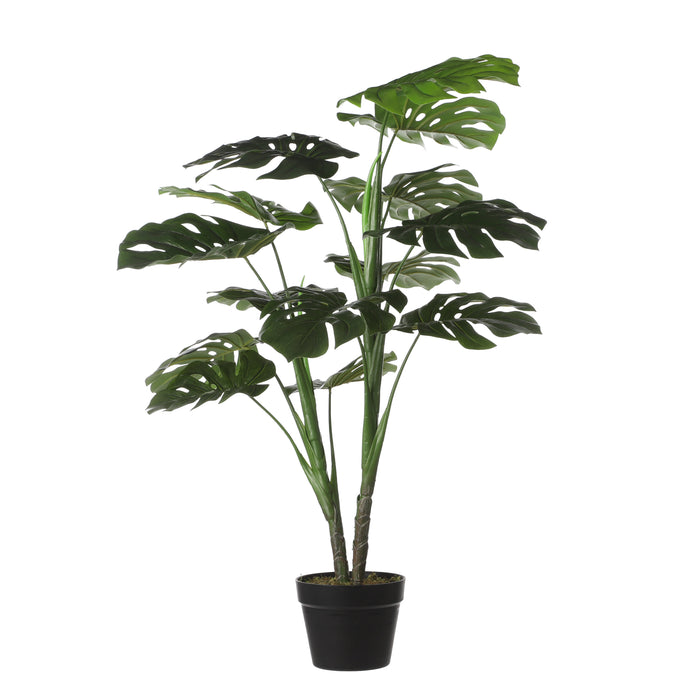 Mica Decorations Monstera Kunstplant - H100 x Ø70 cm - Groen