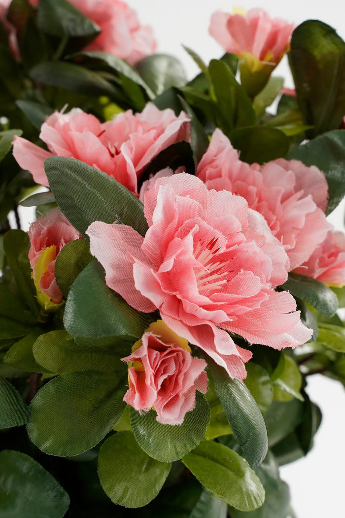 Mica Decorations Azalea Kunstplant - H31 x Ø26 cm - Perzik