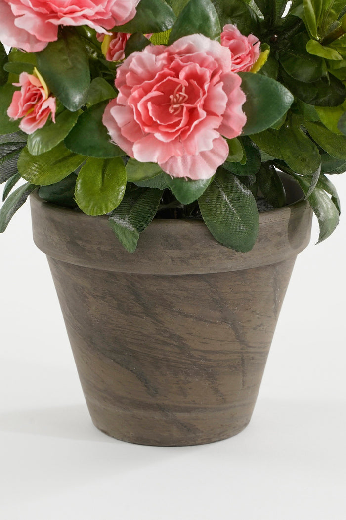 Mica Decorations Azalea Kunstplant - H31 x Ø26 cm - Perzik