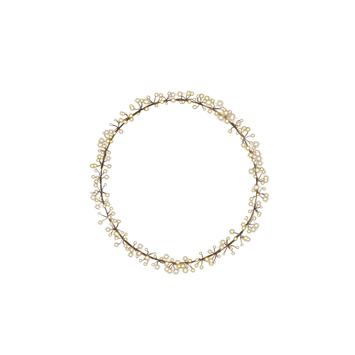 Luca Lighting Lichtkrans - Warm Witte LED Verlichting - Ø30 cm - Zwart