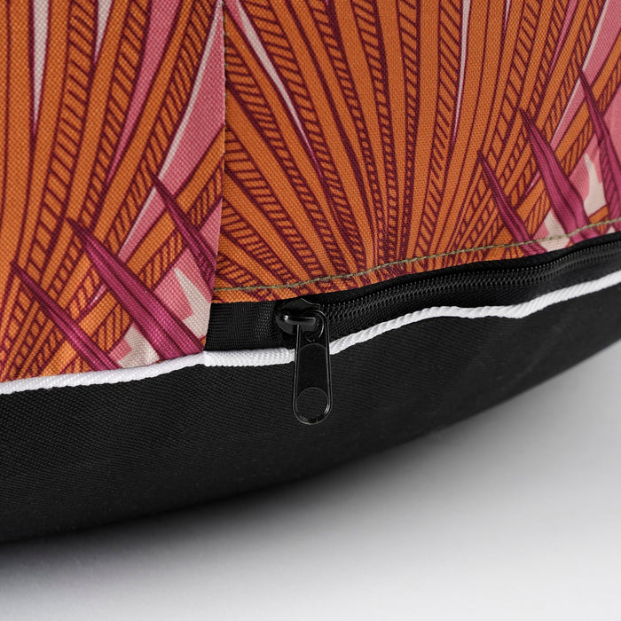 Mica Decorations Nuno Opblaasbare Poef - H37 x Ø80 cm - Paars