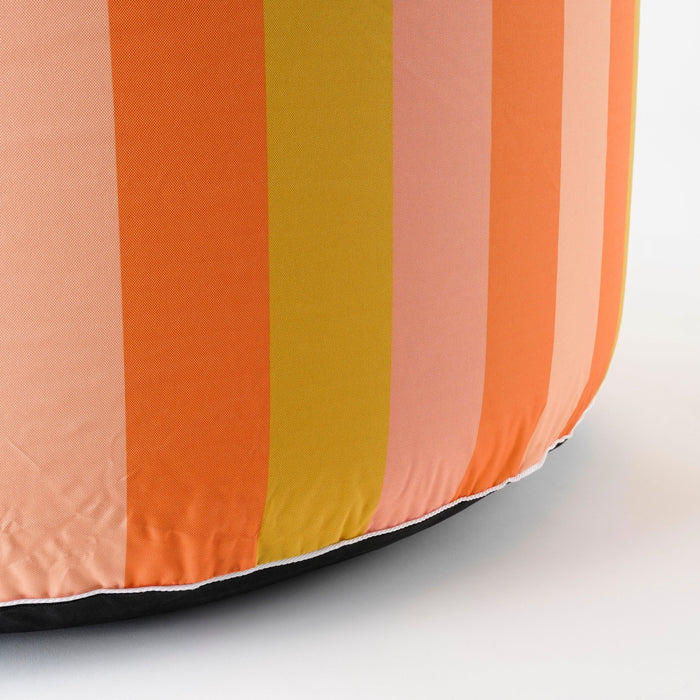 Mica Decorations Novia Opblaasbare Poef - H37 x Ø80 cm - Oranje