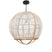 Mica Decorations Pella Hanglamp - H50 x Ø50,5 cm - Linnen - Beige