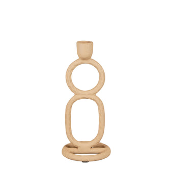 Mica Decorations Yukon Kandelaar - H21,5 x Ø9 cm - Metaal - Terra