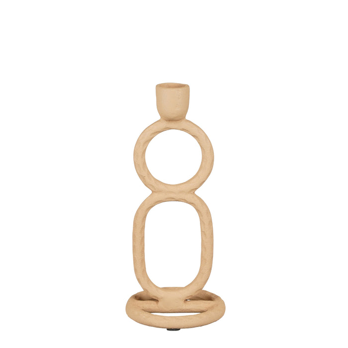 Mica Decorations Yukon Kandelaar - H21,5 x Ø9 cm - Metaal - Terra