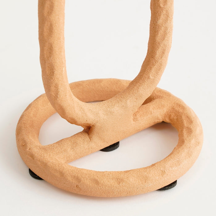 Mica Decorations Yukon Kandelaar - H21,5 x Ø9 cm - Metaal - Terra