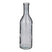 Mica Decorations Rioja Glazen Fles - H50 x Ø15 cm - Donkergrijs