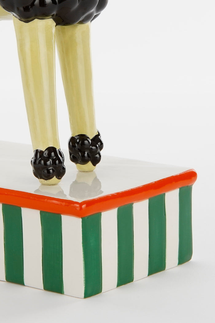 Mica Decorations Kandelaar Hond - L24 x B11 x H29 cm - Keramiek