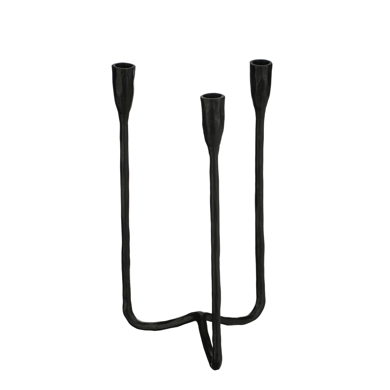 Mica Decorations Christy Kandelaar - L17 x B18 x H34 cm - Zwart