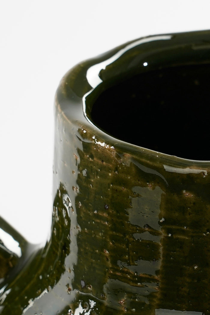 Mica Decorations Elena Vaas - H34 x Ø26 cm - Keramiek - Groen
