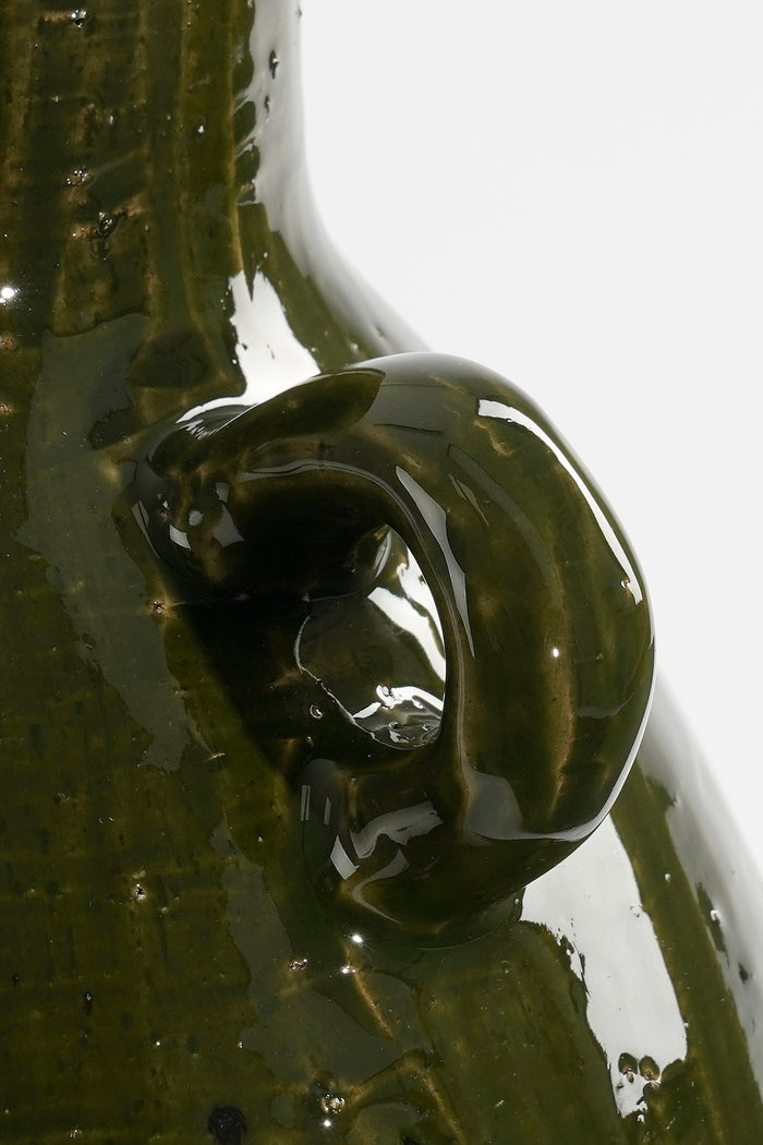 Mica Decorations Elena Vaas - H34 x Ø26 cm - Keramiek - Groen