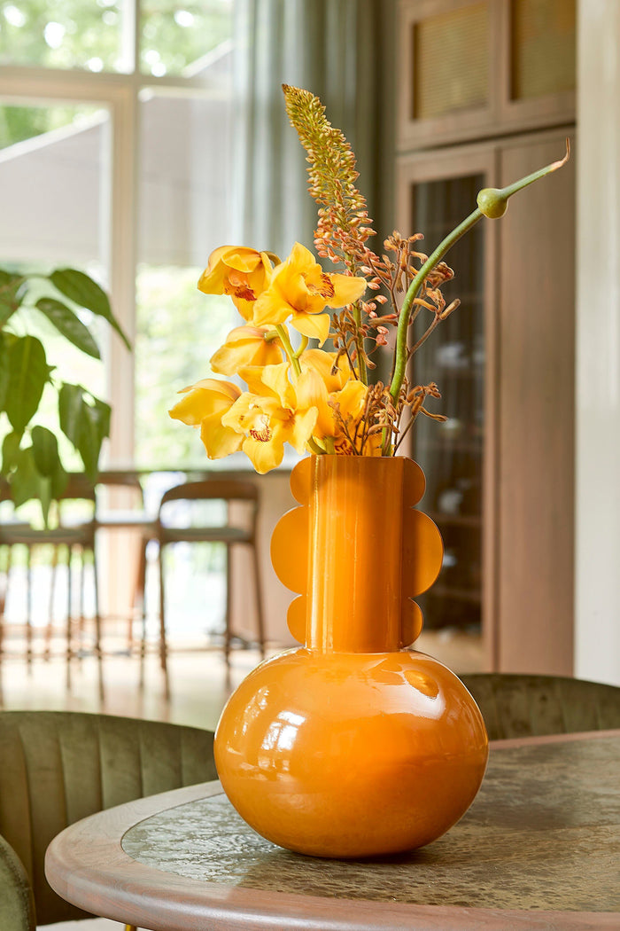 Mica Decorations Boyd Vaas - H36 x Ø25 cm - Bruin