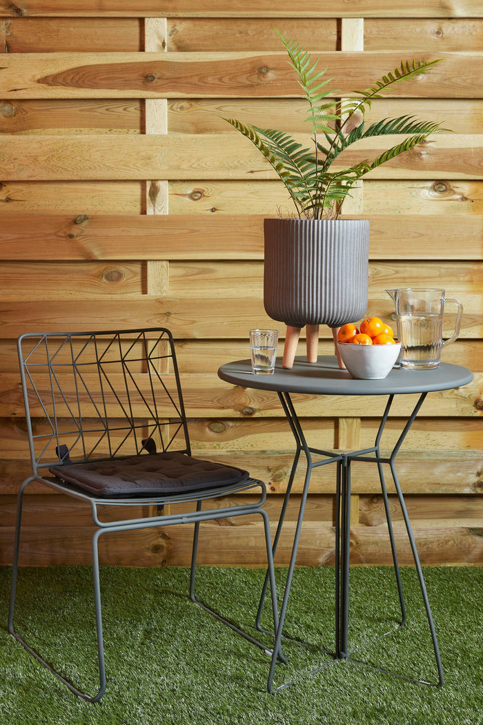 In The Mood Collection Tivoli Bistrokussen - L40 x B40 cm - Antraciet