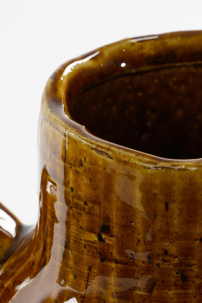 Mica Decorations Elena Vaas - H34 x Ø26 cm - Keramiek - Bruin