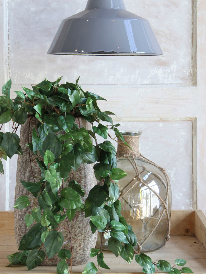 Mica Decorations Scindapsus Kunst Hangplant - H45 x Ø25 cm - Groen