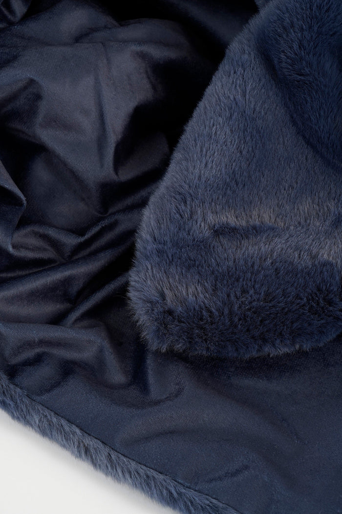 In The Mood Collection Bronte Fleece Deken - L200 x B150 cm - Blauw