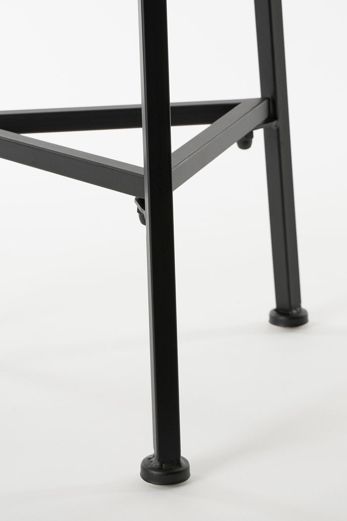 Mica Decorations Plantentafel - H80 x Ø30 cm - Metaal - Zwart