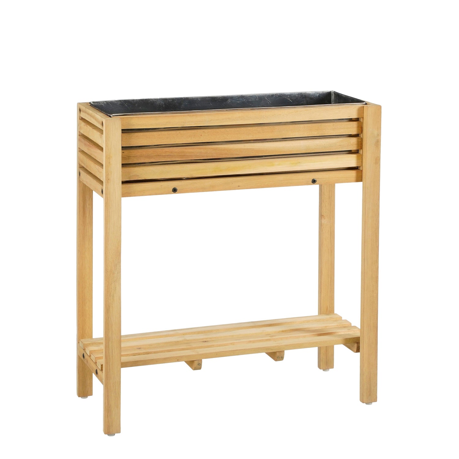 Mica Decorations Glenwood Plantenbak voor Buiten - Acaciahout - Bruin