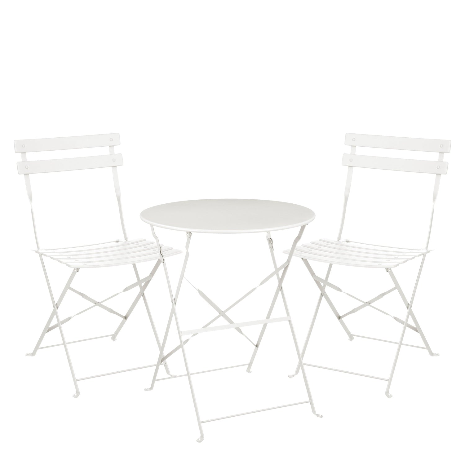 Mica Decorations Laurence Bistroset - Set van 3 - Metaal - Wit