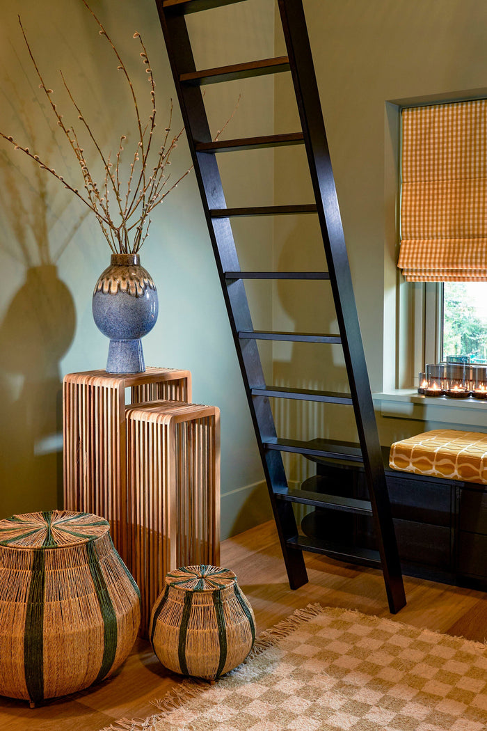 Mica Decorations Yonker Plantentafel - Set van 2 - Bruin