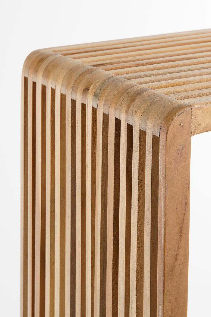 Mica Decorations Yonker Plantentafel - Set van 2 - Bruin