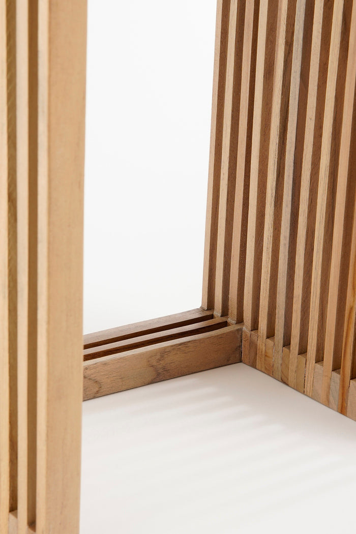 Mica Decorations Yonker Plantentafel - Set van 2 - Bruin