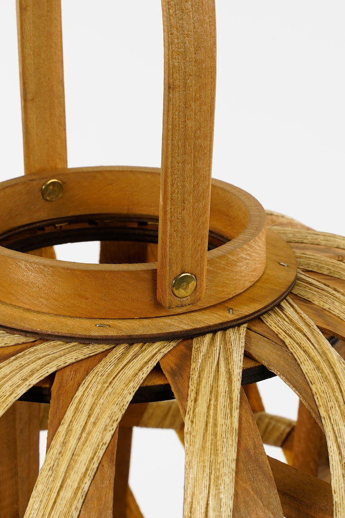 Mica Decorations Helios Windlicht - H49 x Ø31 cm - Bruin