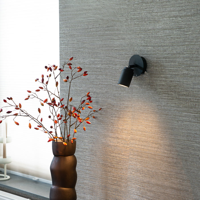 QAZQA Moderne badkamer spot zwart IP44 - Ducha