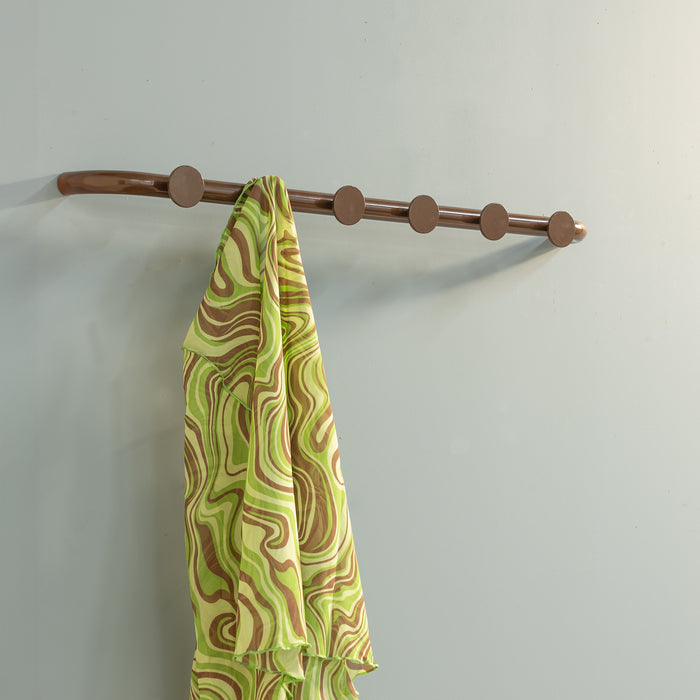 Spinder Design kapstok Retro 6 Kapstok - Chocolate Brown - 6 haken