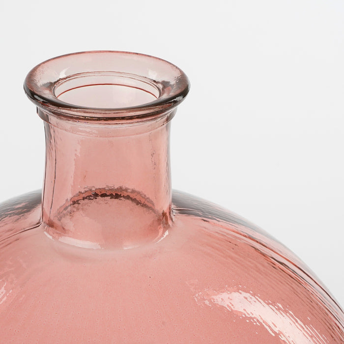 Mica Decorations Firenza Fles Vaas - H42 x Ø34 cm - Lichtroze