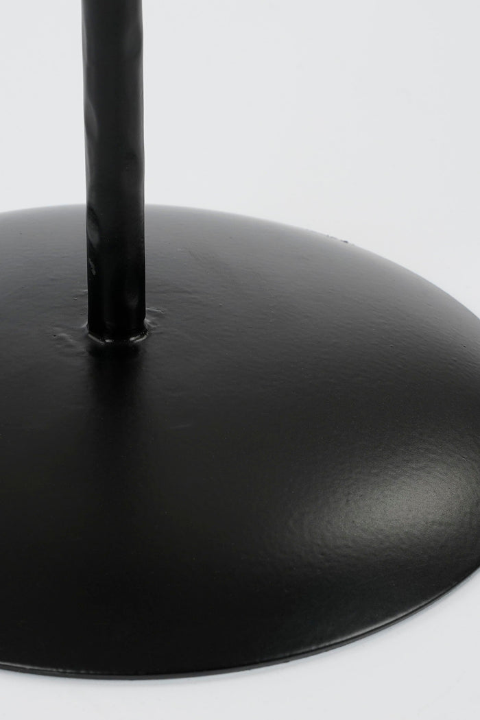 Mica Decorations Kantas Kandelaar - L30 x B15 x H73 cm - Zwart