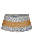 House of Seasons Kerstboomrok - H26 x Ø58 cm - Zeegras - Blauw