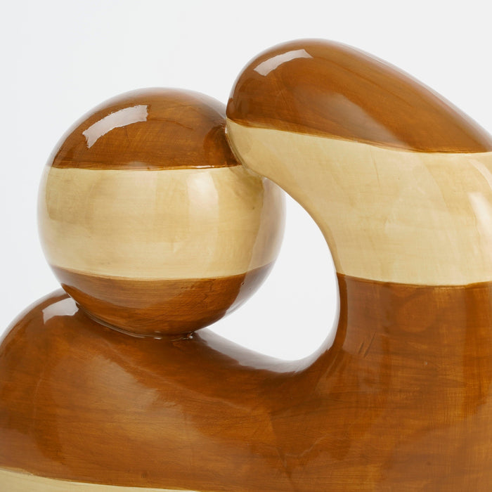 Mica Decorations Decoratie Object - L25,5 x B10,5 x H25 cm - Oker