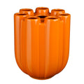 Mica Decorations Minda Tulpenvaas - H33,5 x Ø28 cm - Keramiek - Oranje