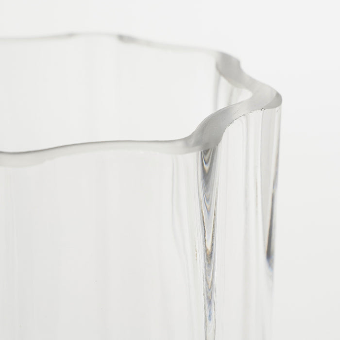 Mica Decorations Missouri Vaas - L25 - Ø14,5 cm - Glas - Transparant