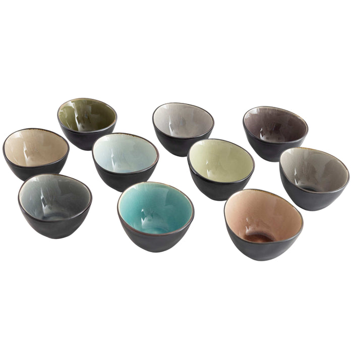 Cosy & Trendy Kleine Schaaltjes | Dipschaaltjes Streetfood 9 x 7 cm | 100 ml - 10 Stuks