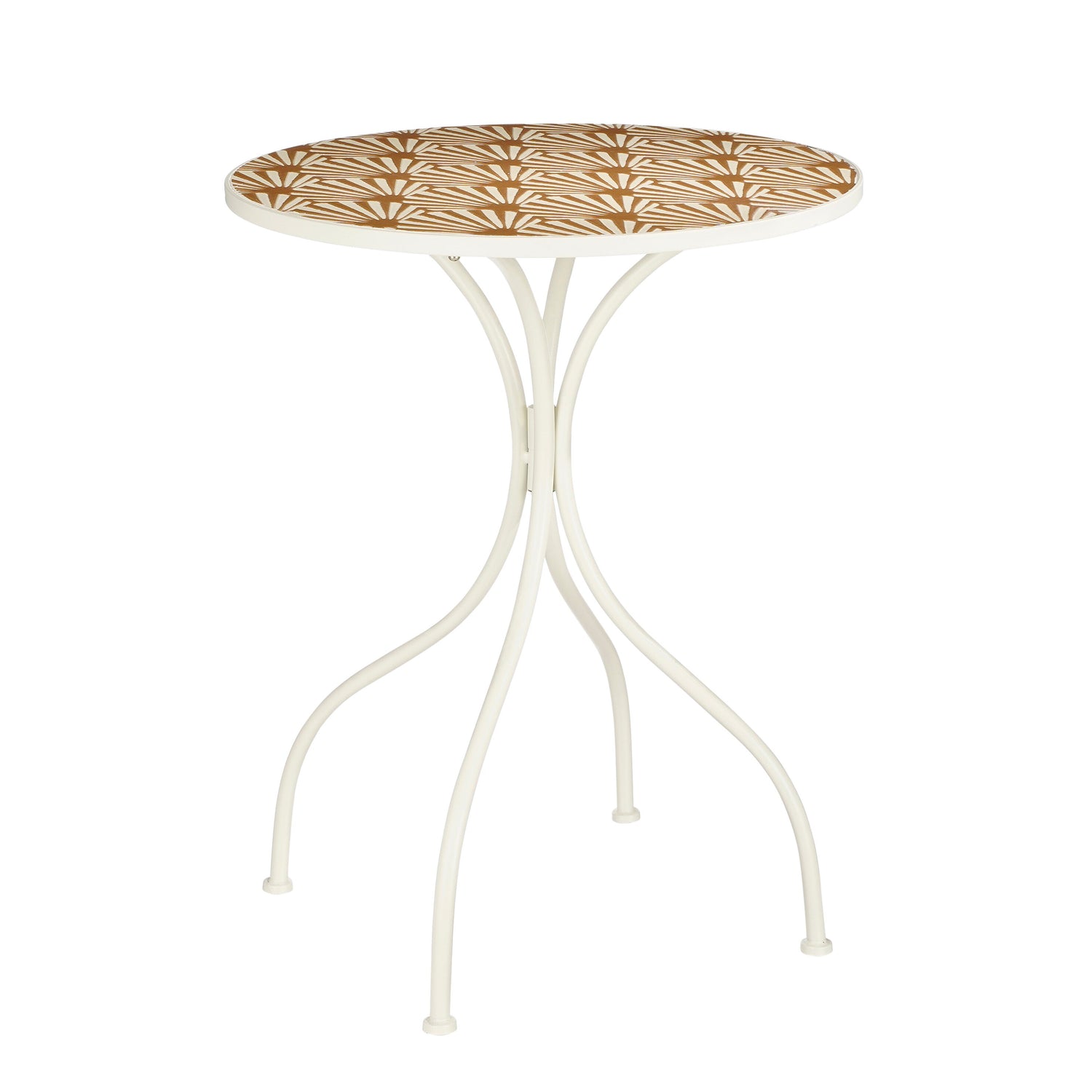 Mica Decorations Odile Bistrotafel voor Buiten - Metaal - Bruin