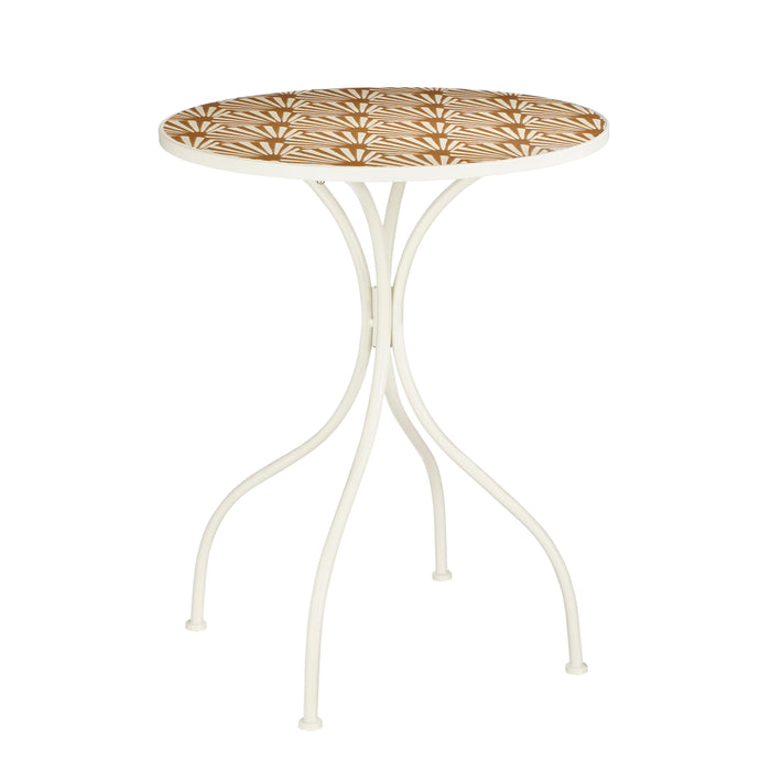 Mica Decorations Odile Bistrotafel voor Buiten - Metaal - Bruin