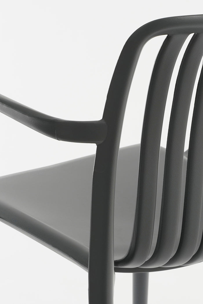 Mica Decorations Paloma Tuinstoel - Polypropyleen - Grijs