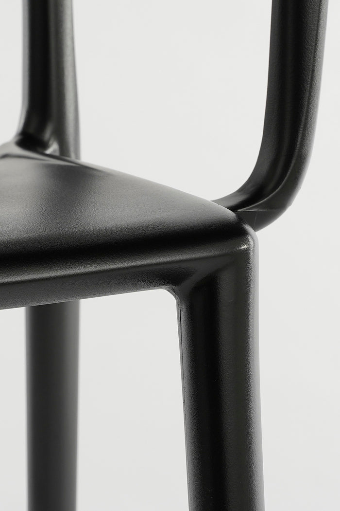 Mica Decorations Paloma Tuinstoel - Polypropyleen - Zwart