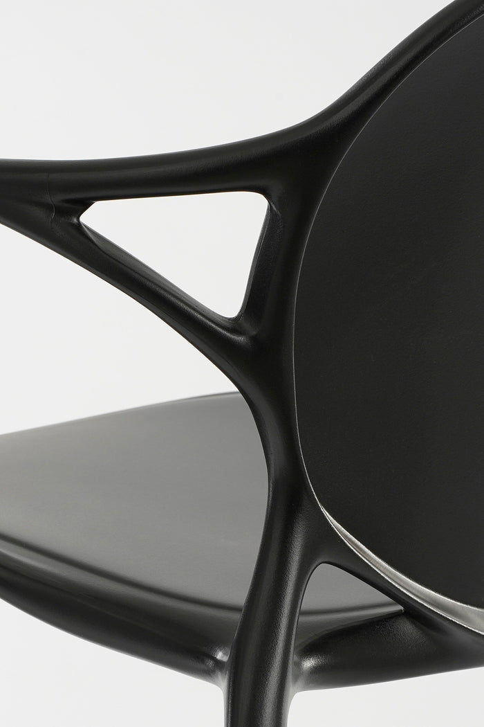 Mica Decorations Nebraska Tuinstoel - Polypropyleen - zwart