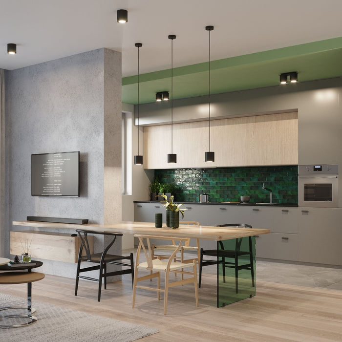 Sollux Plafondlamp Orbis 2 lichts zwart