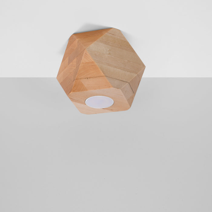 Sollux Plafondlamp Woody hout