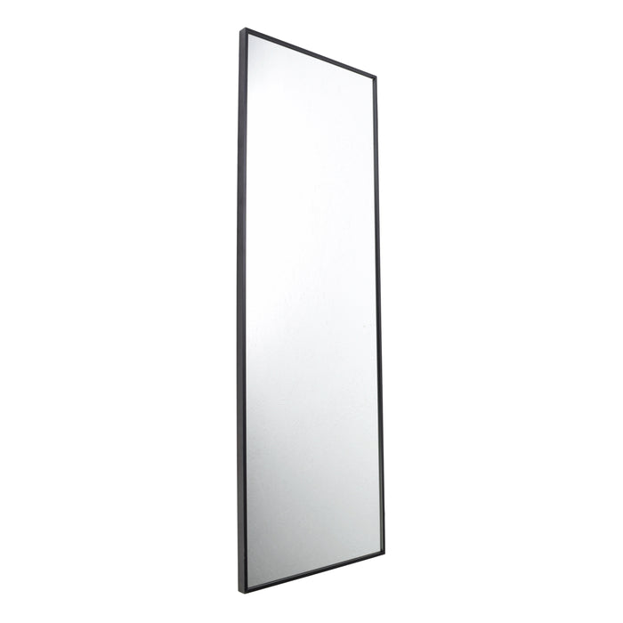 Fragix York Passpiegel - Zwart - Aluminium - 120x40